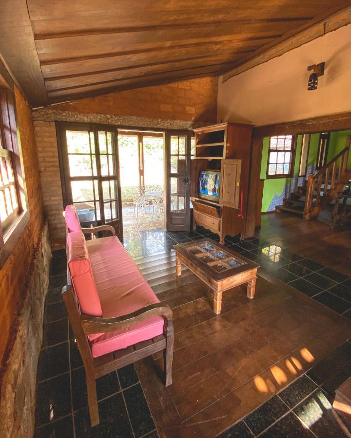 Em Tiradentes, Minas Gerais, Casa Tipica E Espacosa Em Terreno Arborizado Dış mekan fotoğraf